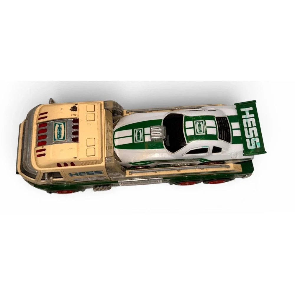 2016 Hess Toy Truck & Dragster Race Car Tested Lights Work Complete No Box